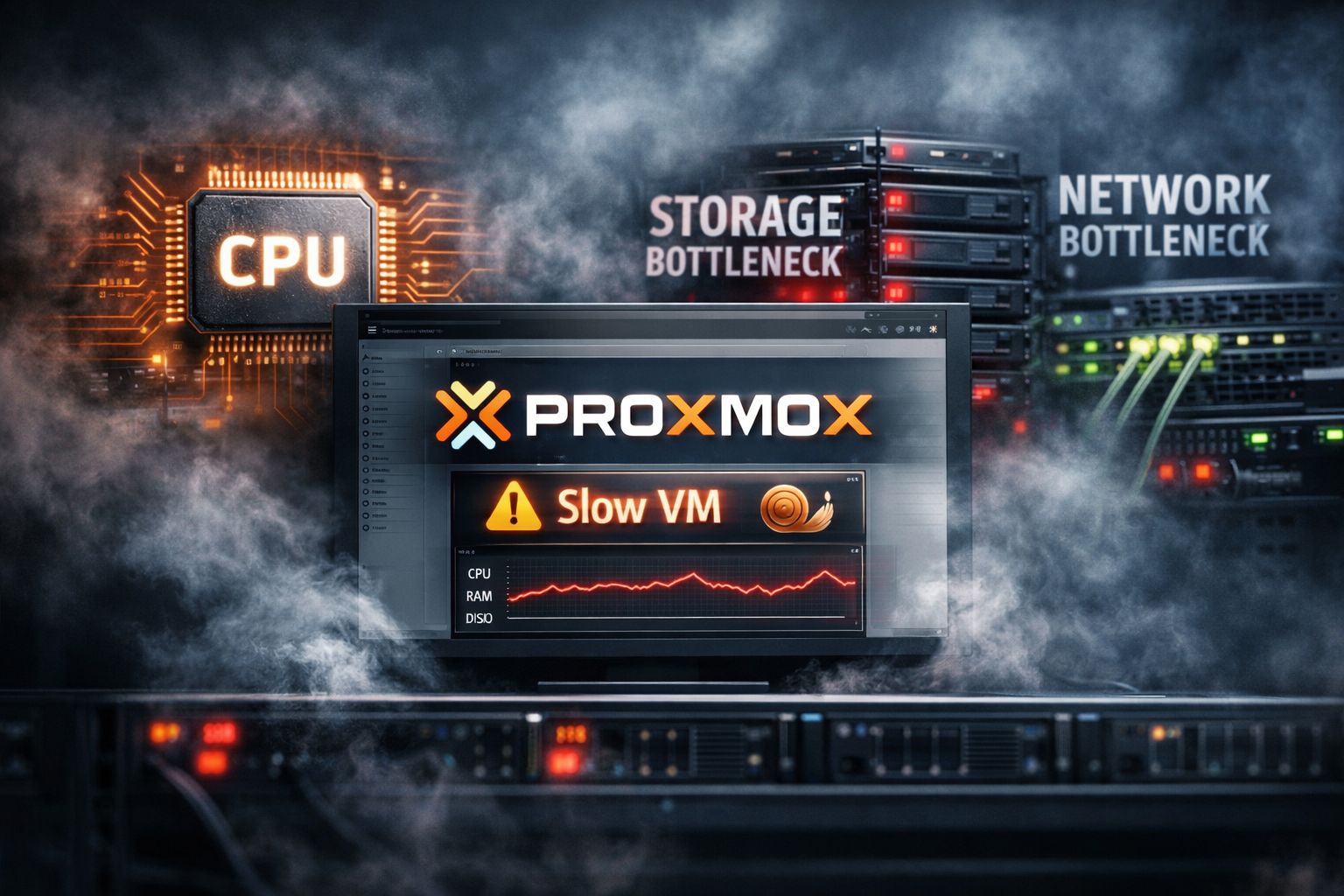 Proxmox langsam – obwohl CPU und RAM kaum ausgelastet sind?